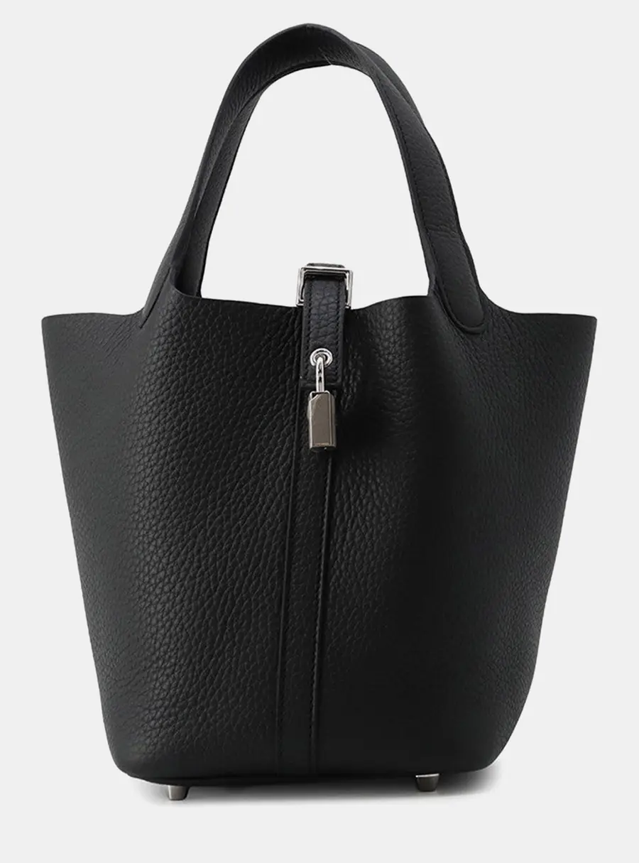 Hermes Picotin Lock Black Taurillon Clemence 18