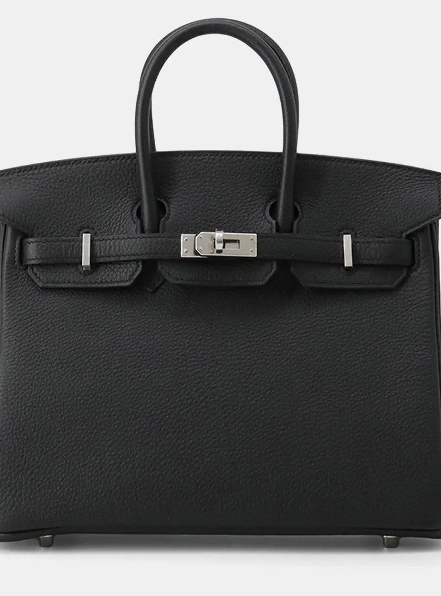 Hermes Birkin Black Togo Leather Size 25