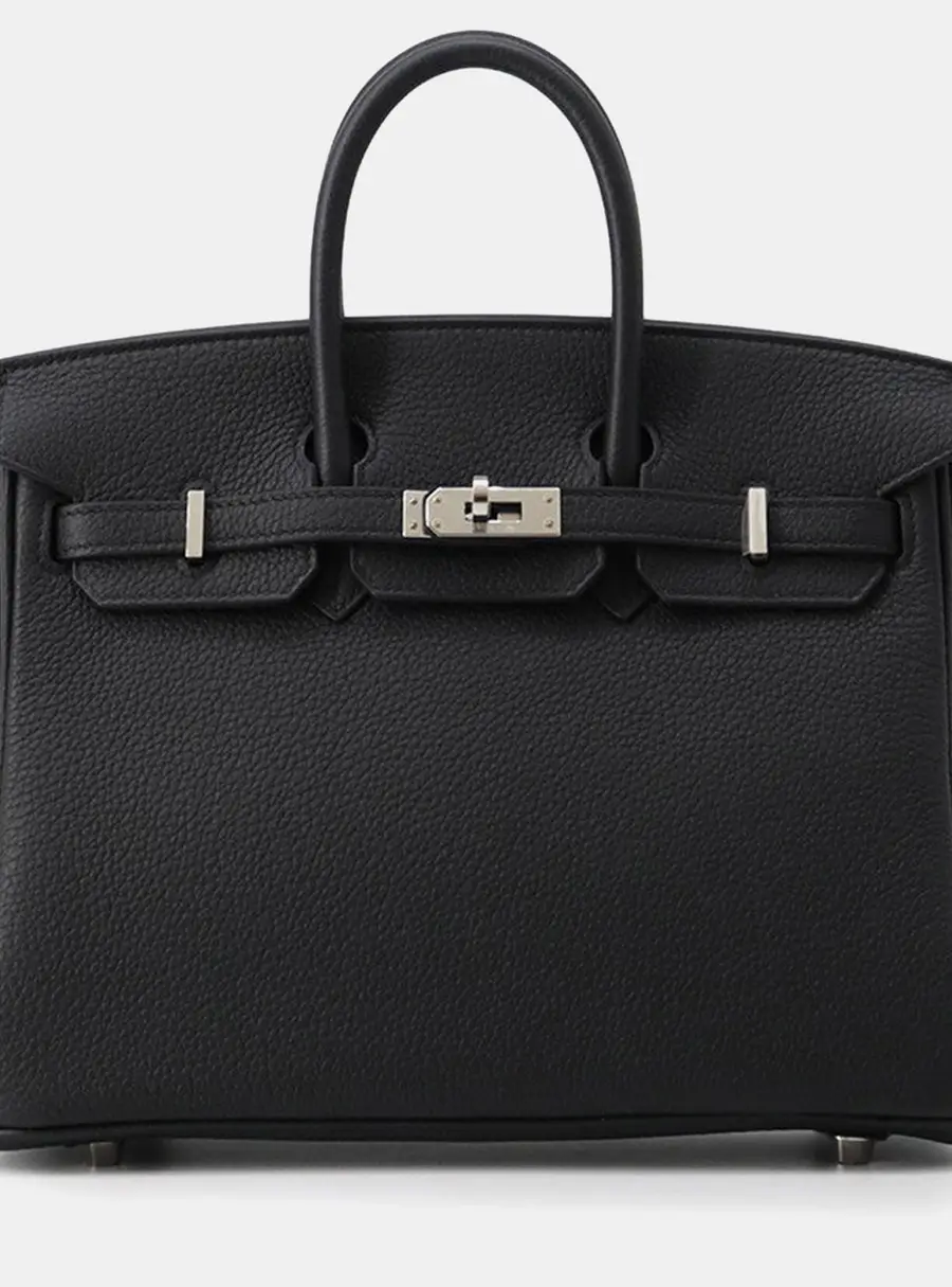 Hermes Birkin Black Togo Leather Size 25