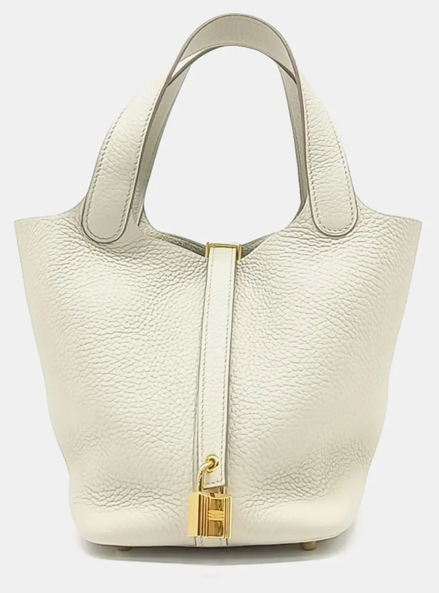 Hermes Multicolor Leather Rock Picotin 18 (U)