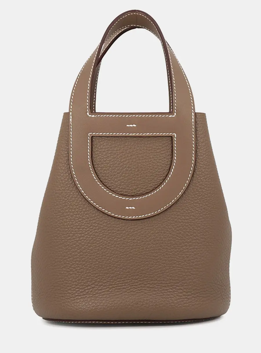 Hermes In The Loop Etoupe Taurillon Clemence Swift Leather Size 18