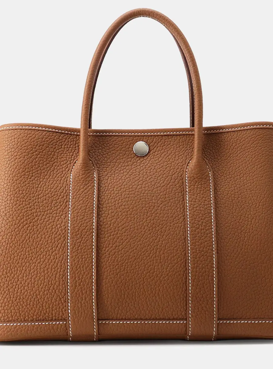 Hermes Garden Party Gold Negonda Leather Size Tpm