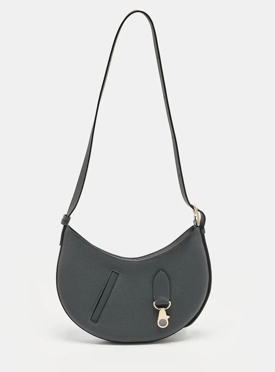 Hermes P'tit Arcon Gris Misty Togo and Swift Leather Shoulder Bag