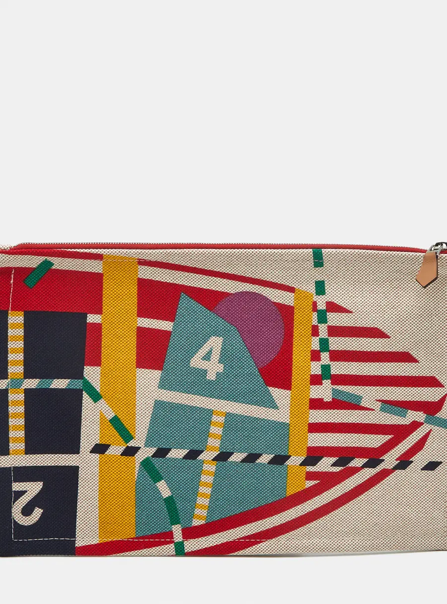 Hermes Optimist 24 Multicolor H Canvas Case