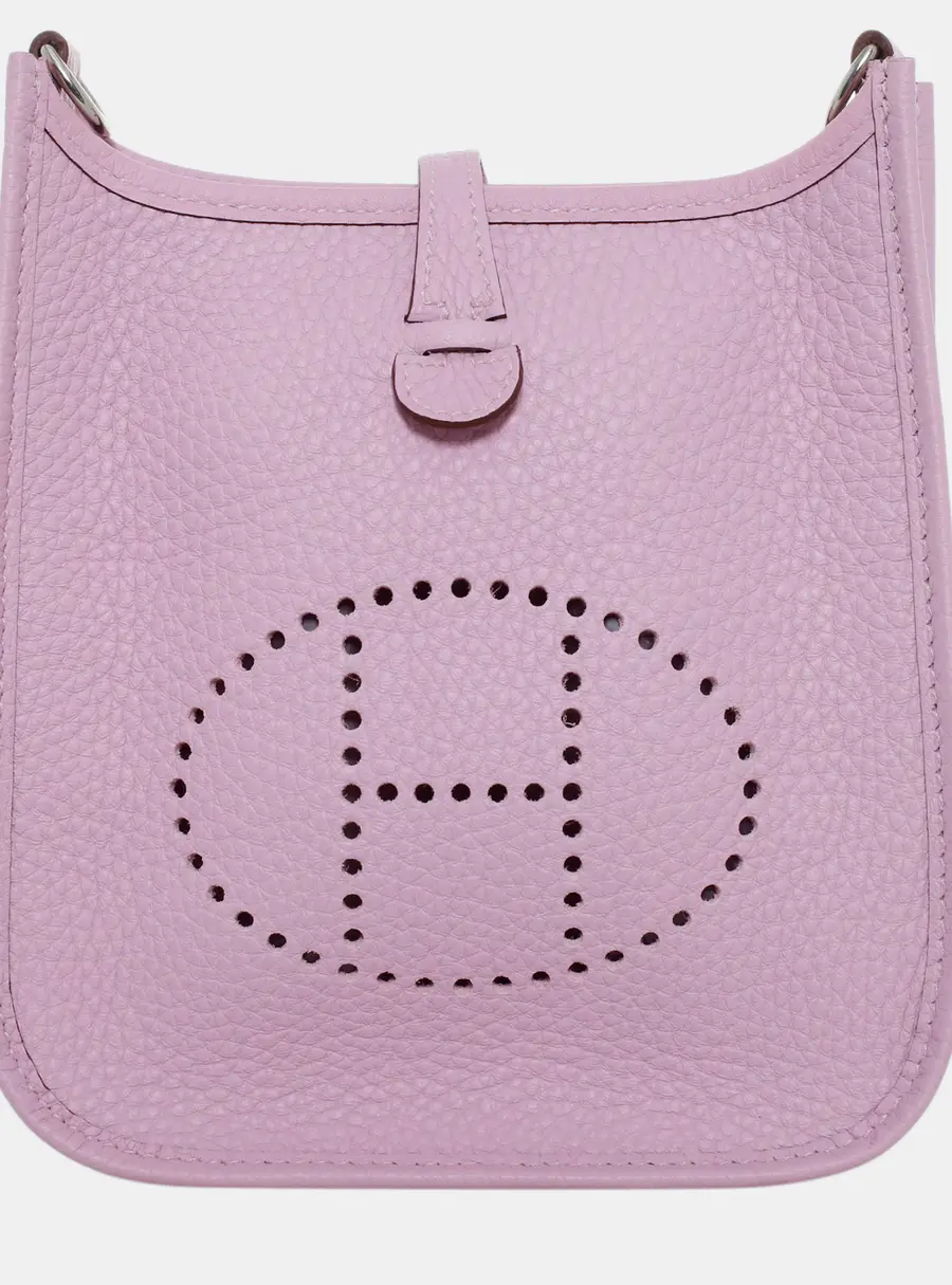 Hermes Evelyne 16 Amazone Lilac Clemence Leather Crossbody Bag
