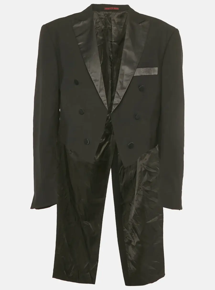 House of St .Benets Crepe Tailcoat Jacket S