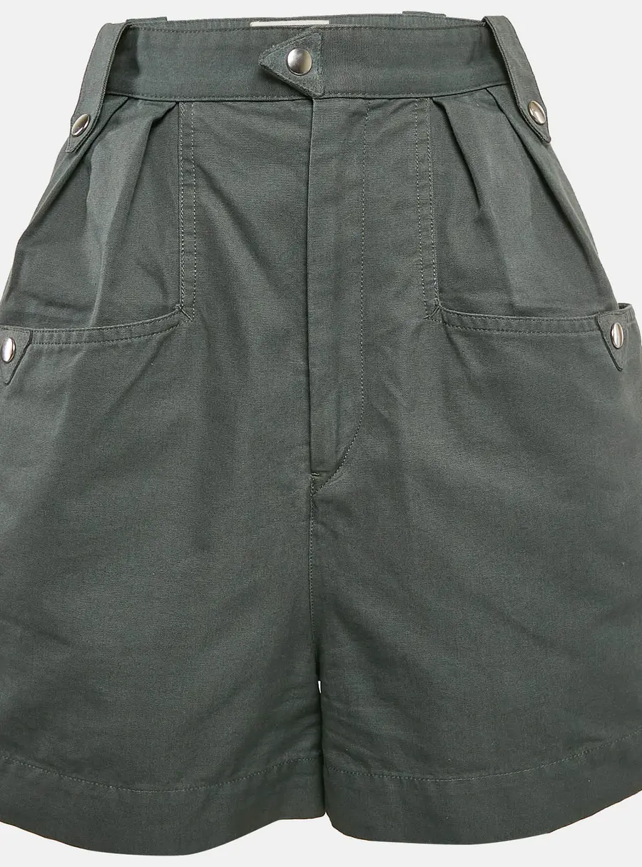 Isabel Marant Etoile Green Cotton Shorts L
