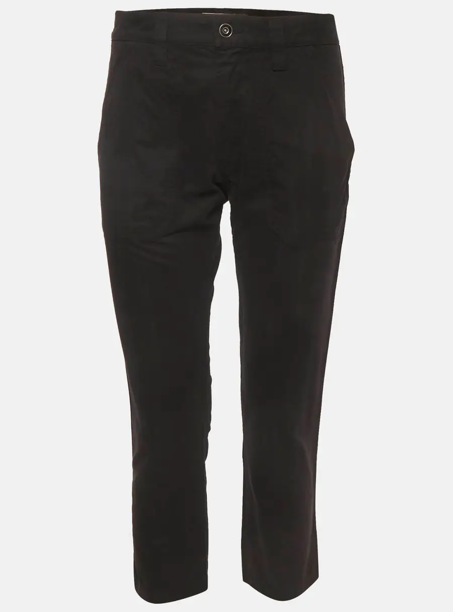 Isabel Marant Etoile Black Cotton Capri Trousers S