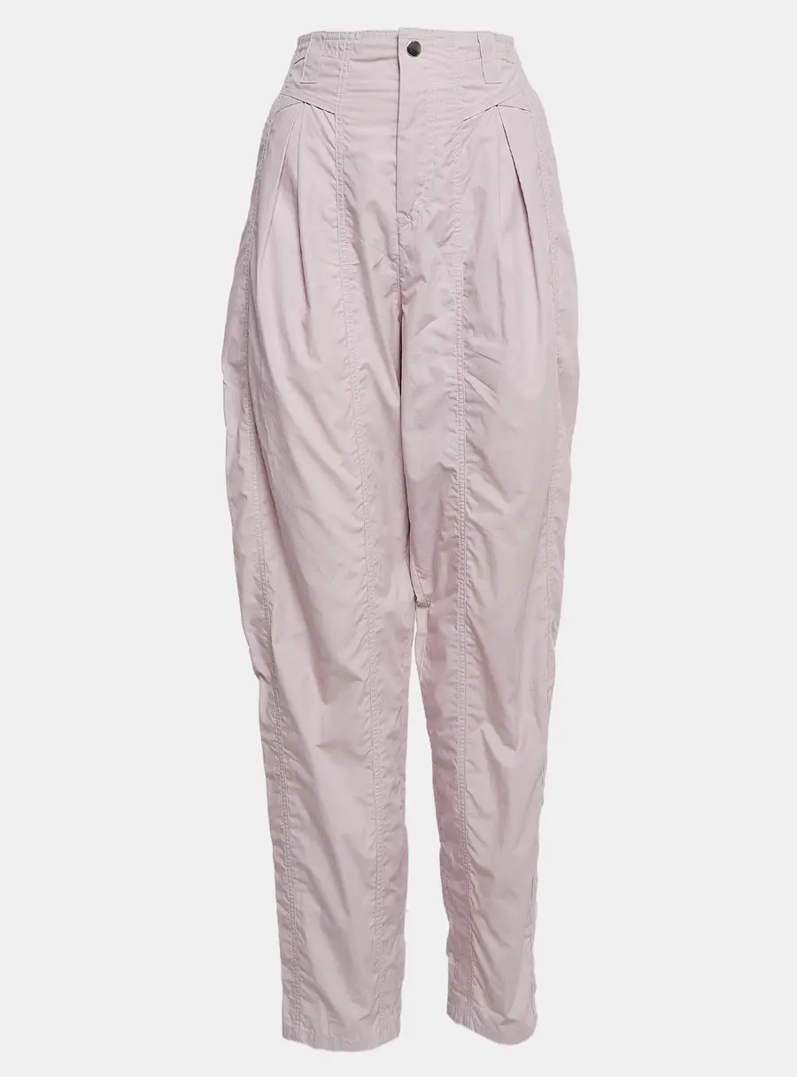Isabel Marant Light Purple Cotton Pleated Trousers M