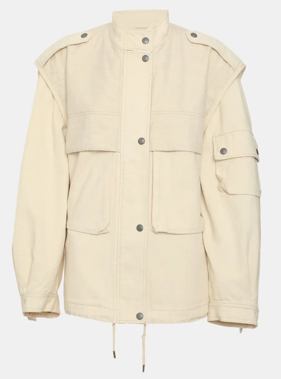 Isabel Marant Light Beige Cotton Edine Convertible Jacket S