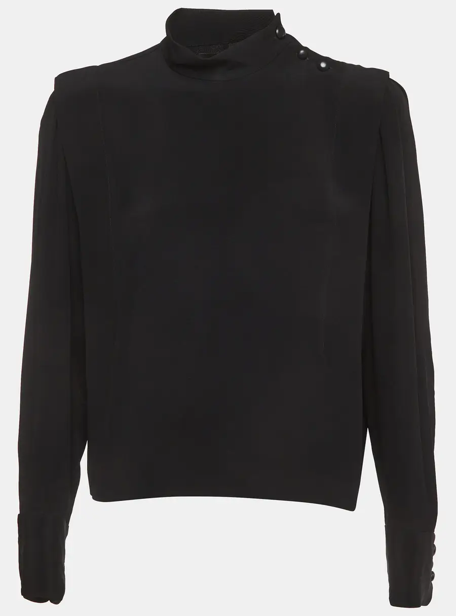 Isabel Marant Black Longs Sleeve Top S