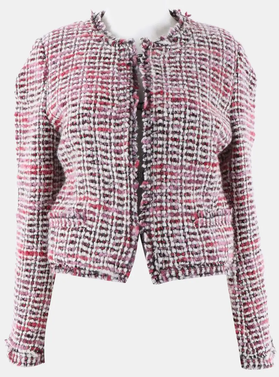 Isabel Marant knit Multicolor, Pink Cotton, Nylon, Polyester, Wool Jacket Size S