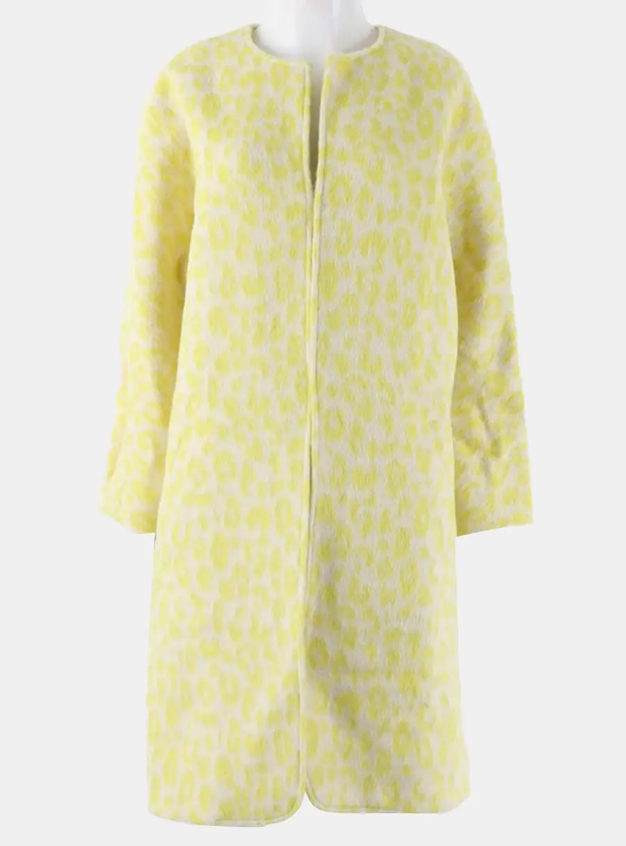 Isabel Marant Yellow Wool Coat