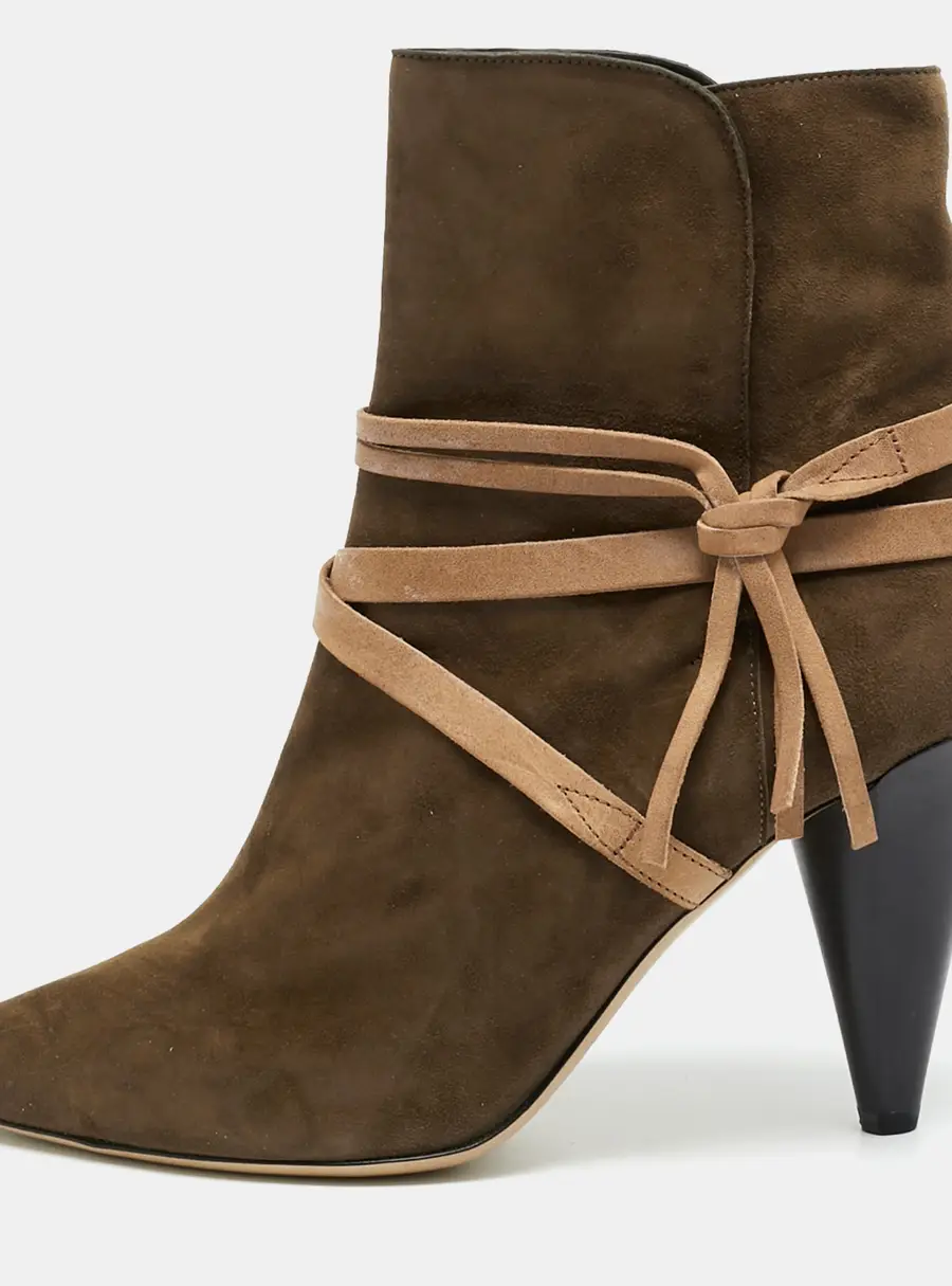 Isabel Marant Size 41 Brown Suede Ankle Length Boots