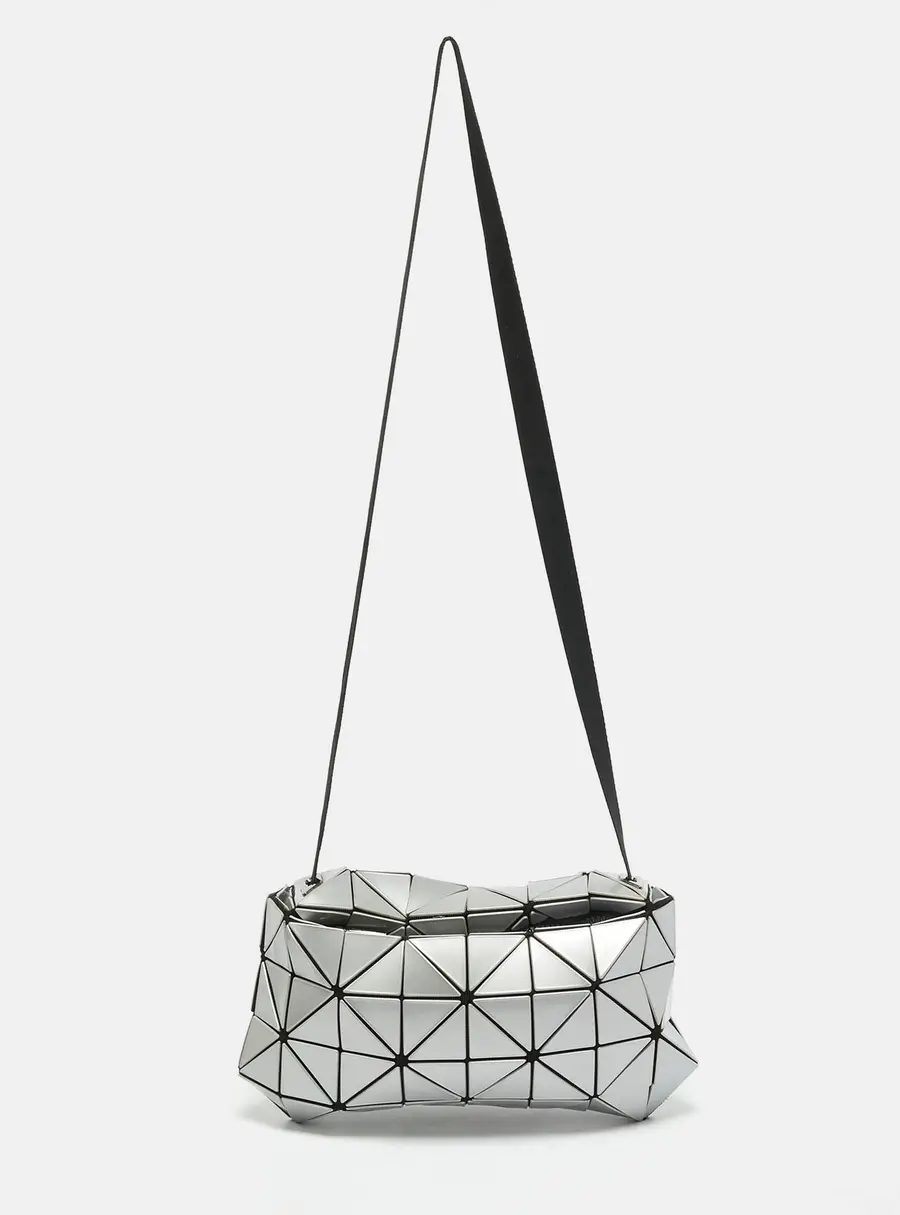 Issey Miyake Bao Bao Carton Grey PVC Shoulder Bag