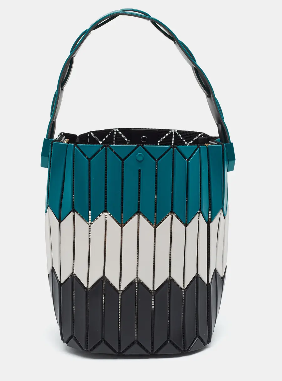 Issey Miyake Bao Bao Tricolor PVC Bucket Bag