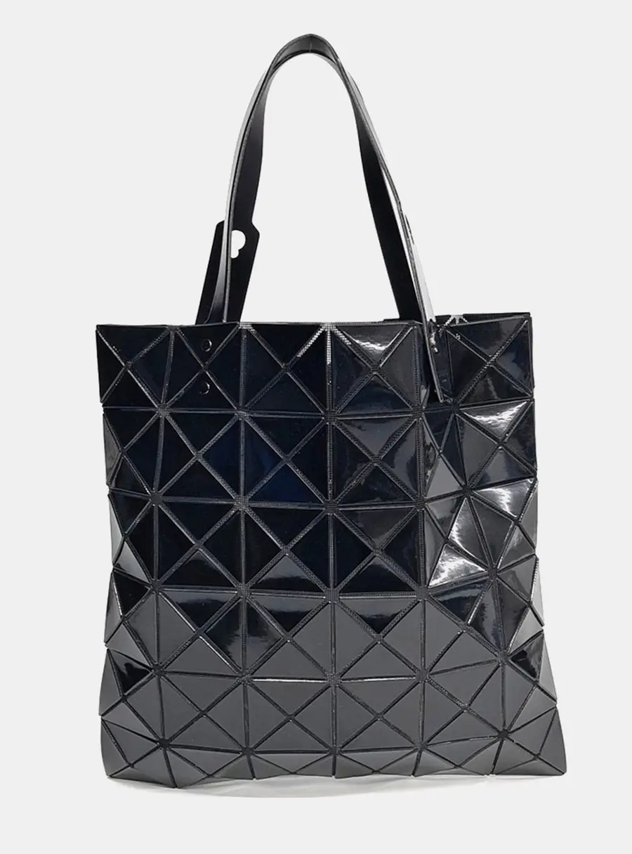 Issey Miyake Black Leather Bao Bao tote bag