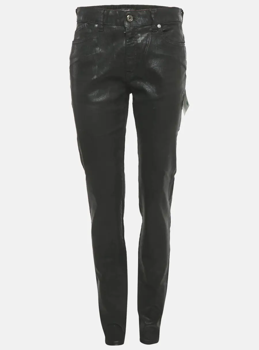 Just Cavalli Black Coated Denim Jeans M/Waist 31"