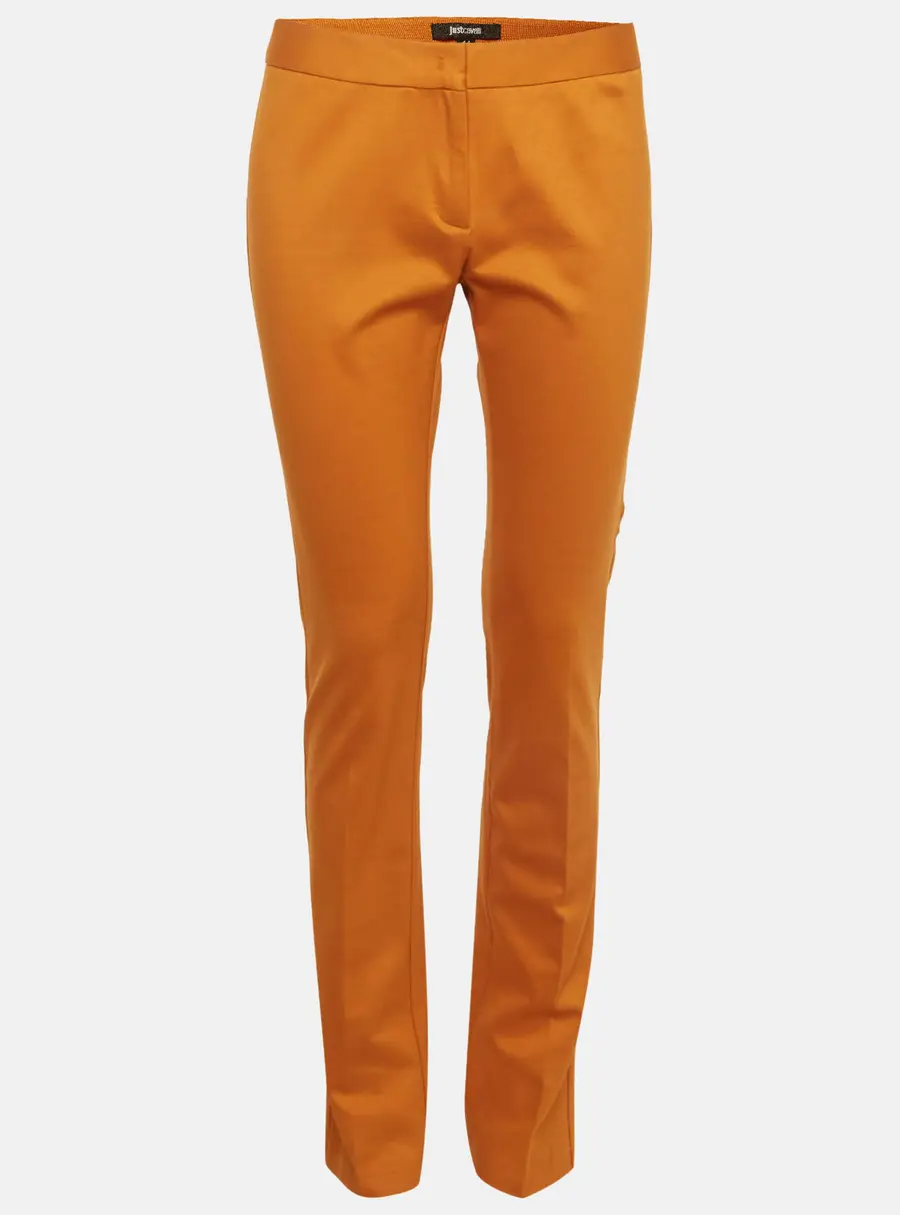 Just Cavalli Mustard Yellow Jersey Trousers M