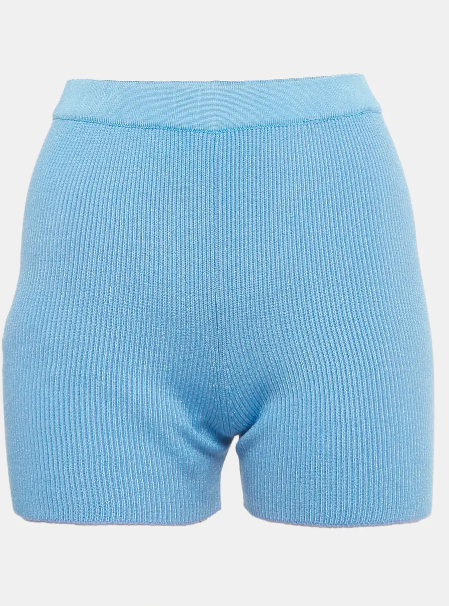 Jacquemus Blue Knit Shorts M