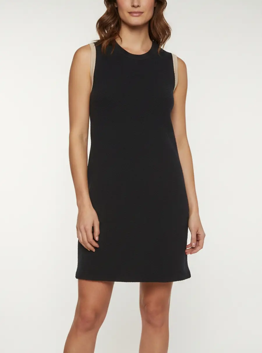 Jacquemus Navy Blue Textured Knit La Robe Sorbetto Dress S