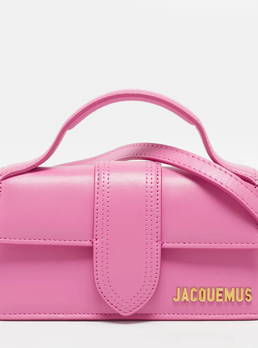 Jacquemus Le Bambino Mini Pink Leather Top Handle Bag