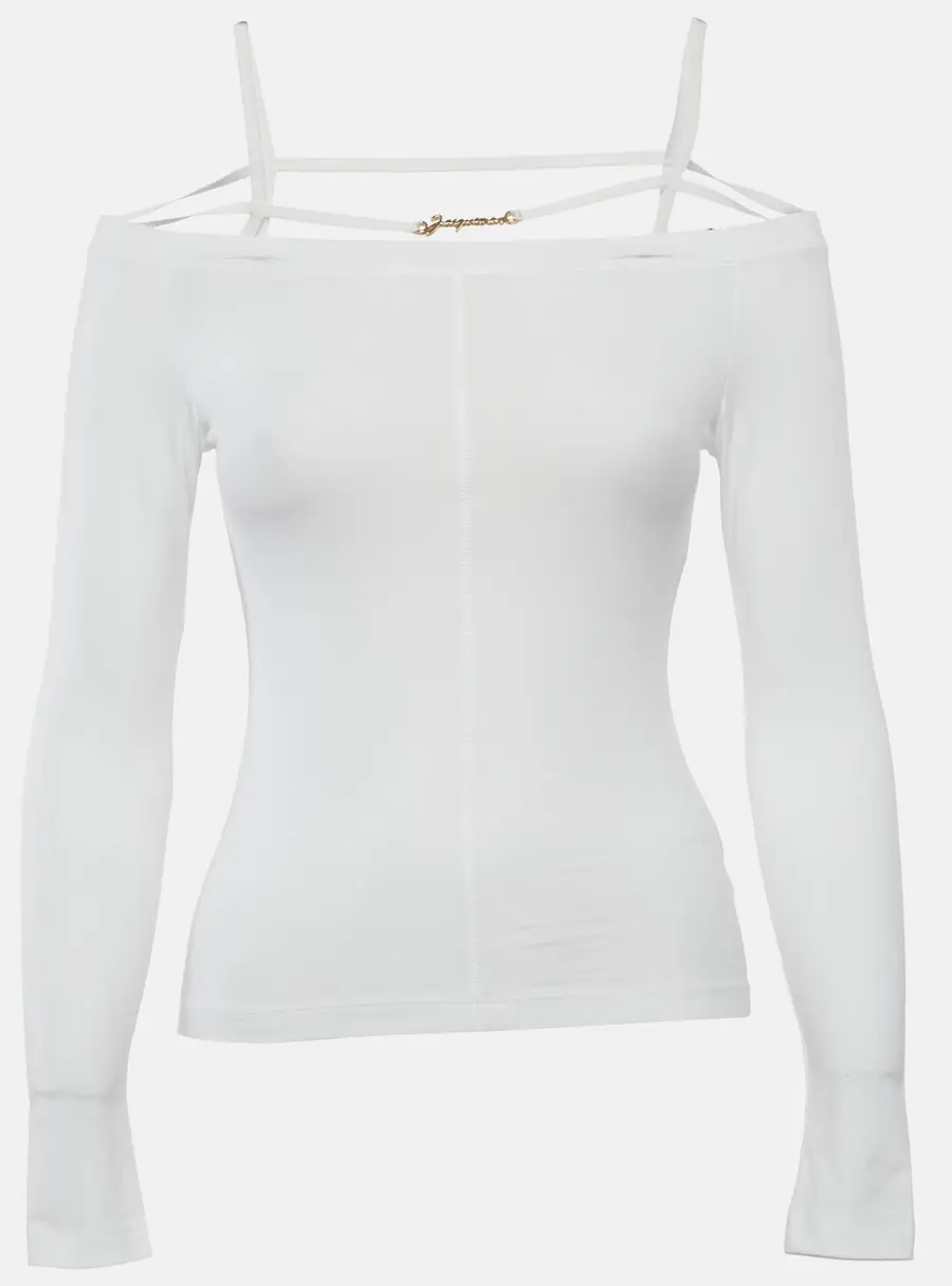 Jacquemus White Jersey The Sierra T-Shirt XS