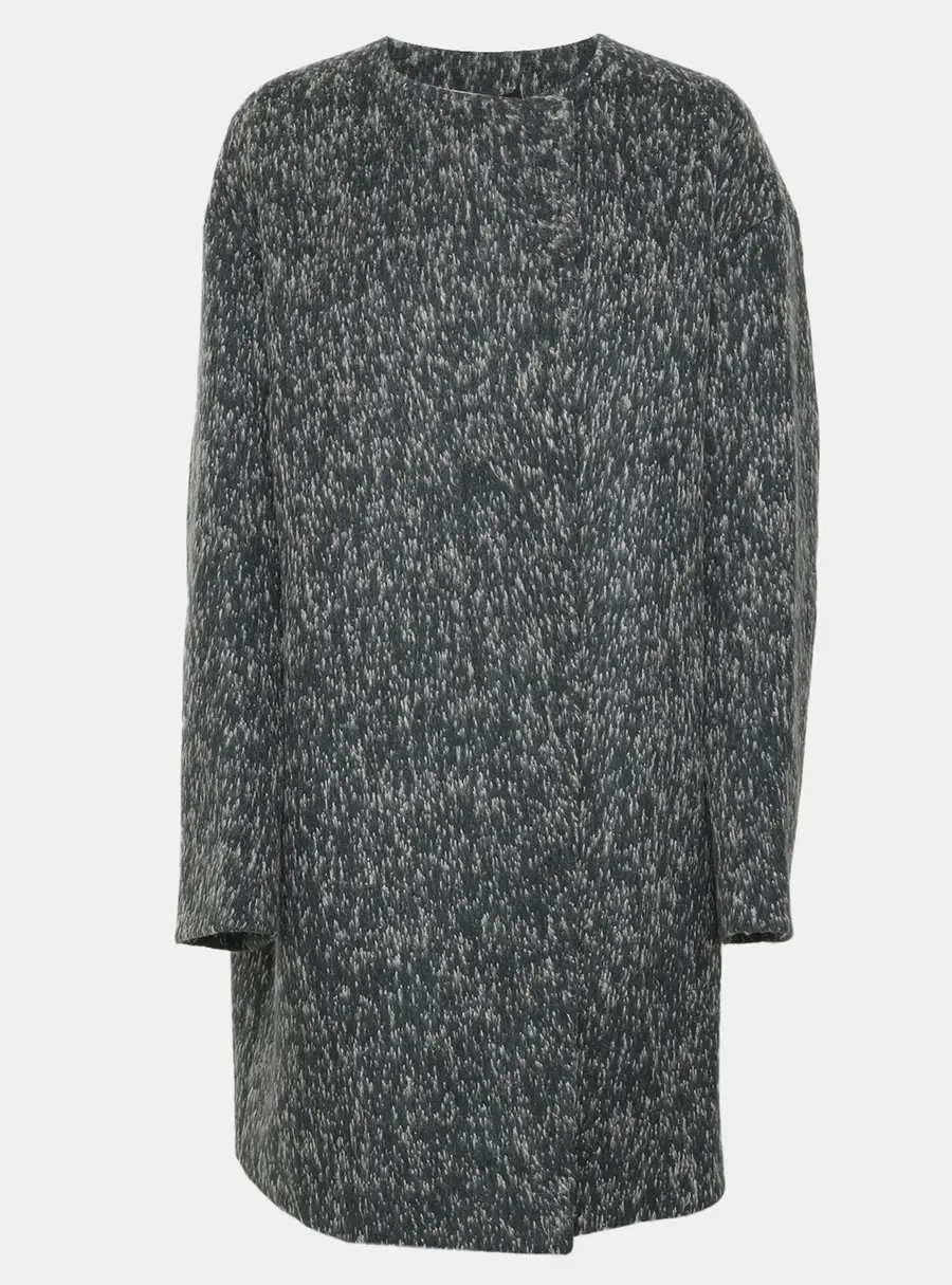 Jil Sander Grey Wool Blend Short Coat S