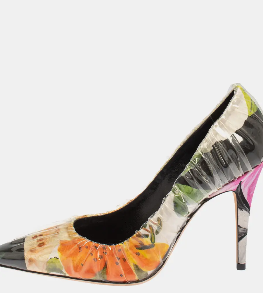 Off-White x Jimmy Choo Multicolor Vinyl Anne Pumps Size 39