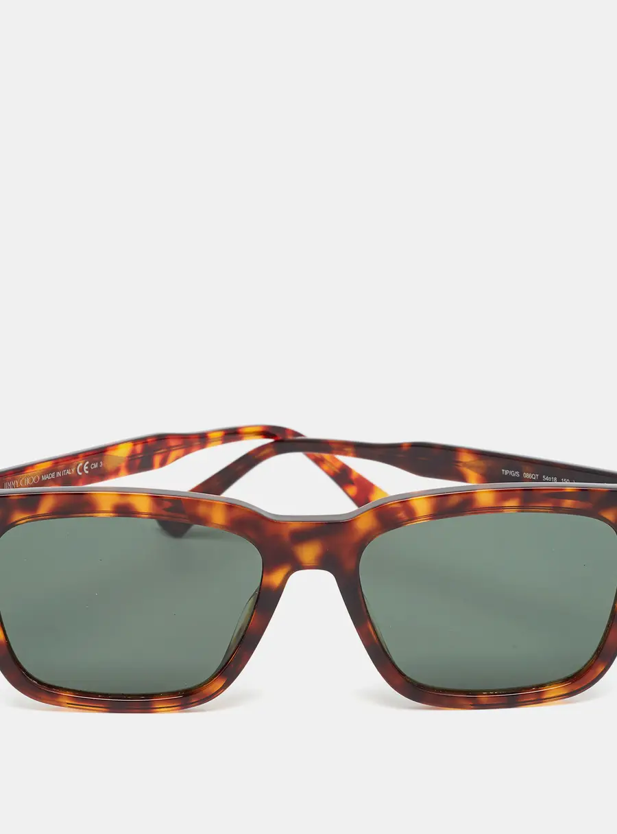 Jimmy Choo Tortoise Brown TIP/G/S Square Sunglasses