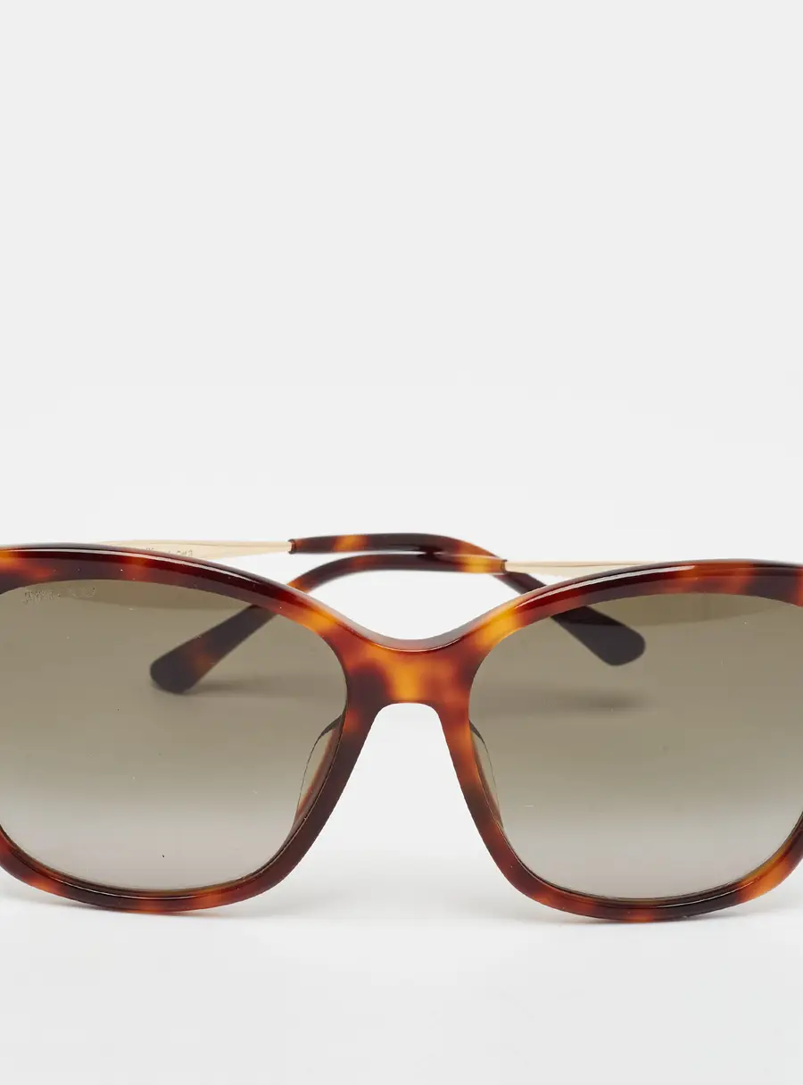 Jimmy Choo Tortoise Brown NEREA/G/S Cat Eye Sunglasses