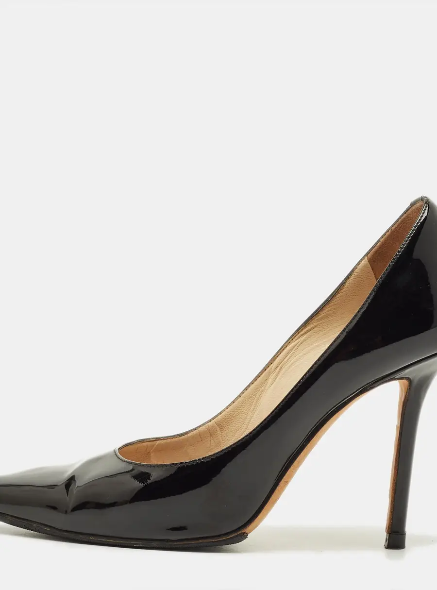Jimmy Choo Romy Size 36 Black Patent Leather Pumps