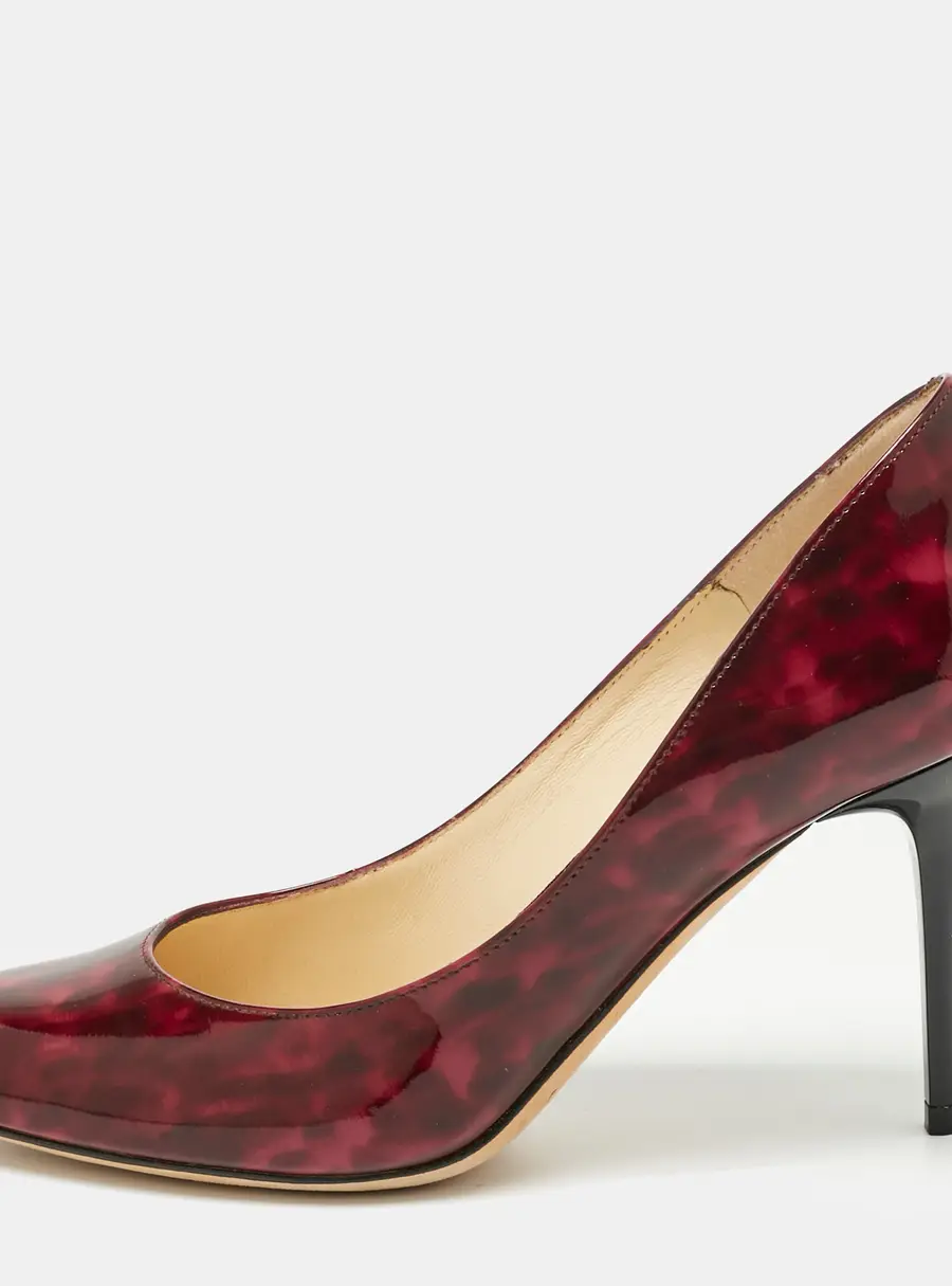 Jimmy Choo Two Tone Patent Leather Gilbert Pumps Size 36.5