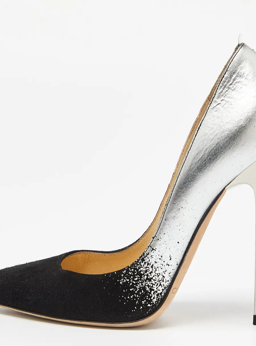 Jimmy Choo Black Suede Pointed Toe Pumps Size 35