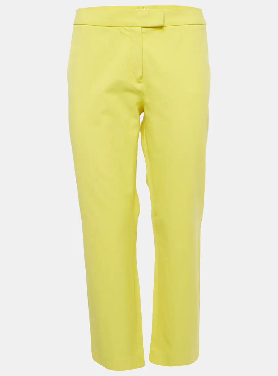 Joseph Yellow Stretch Gabardine Queen Pants L