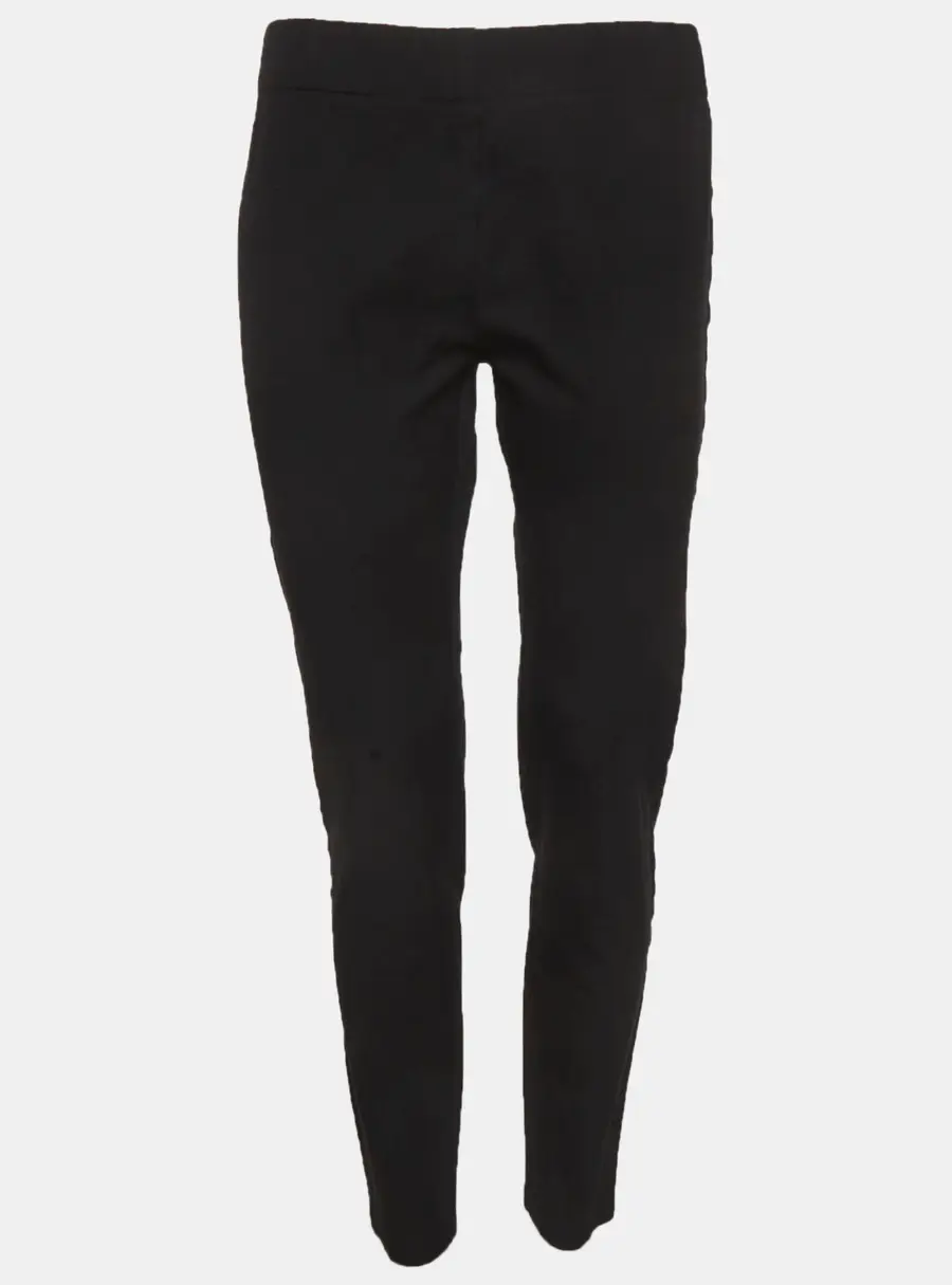 Joseph Black Gabardine Straight Fit Leggings L