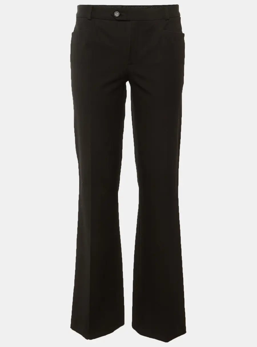 Joseph Black Cotton Blend Pants M