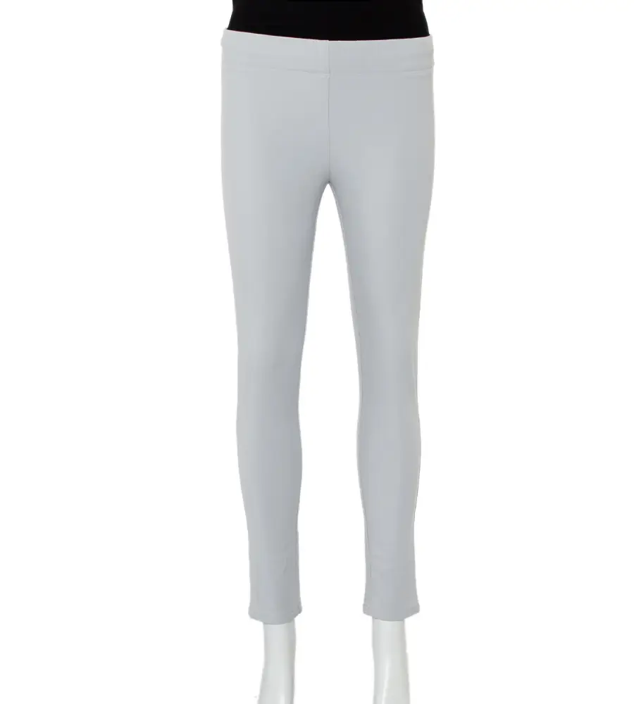 Joseph Grey Stretch Gabardine Leggings S