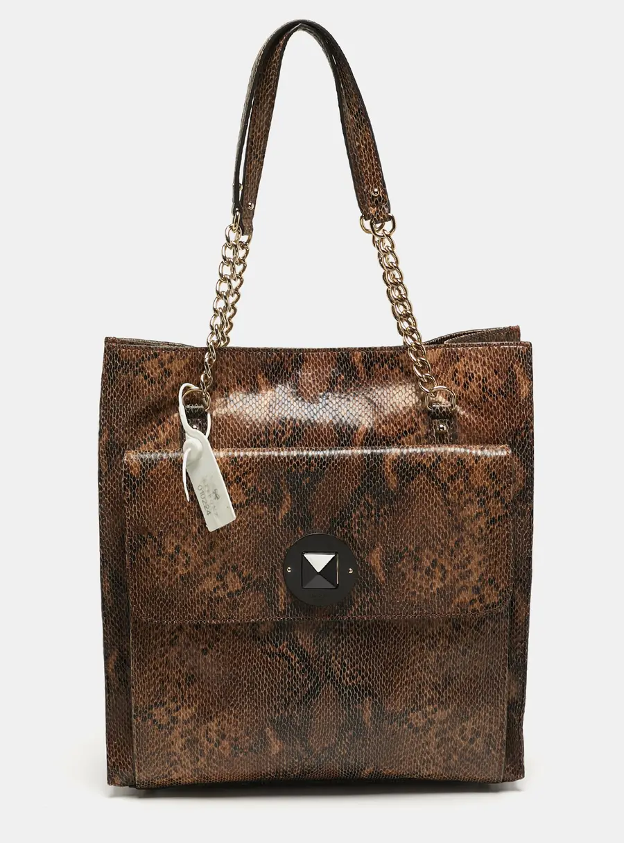 Kate Spade South Kensington Denee Python Embossed Leather Tote