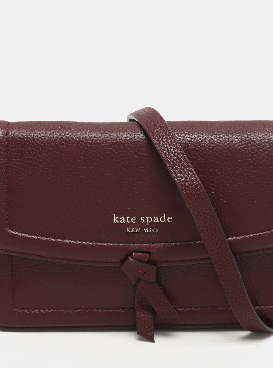 Kate Spade Burgundy Leather Crossbody Bags