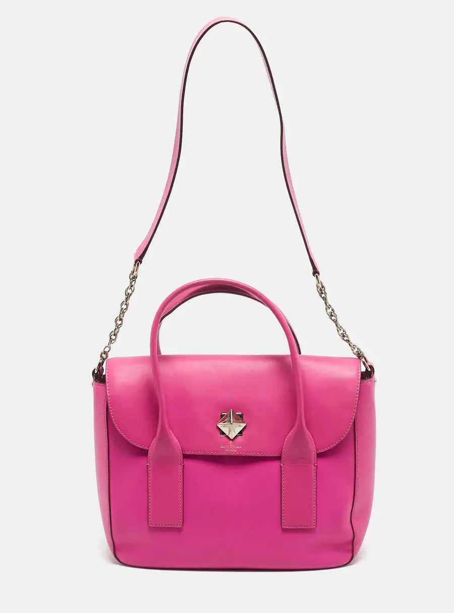 Kate Spade Fuchsia Leather New Bond Street Florence Satchel