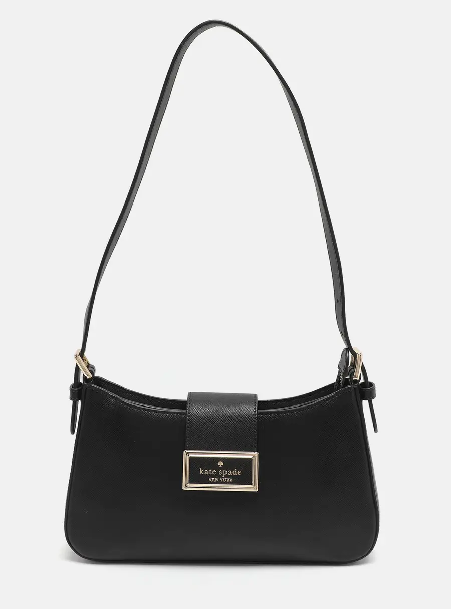 Kate Spade Reegan Small Black Leather Shoulder Bag