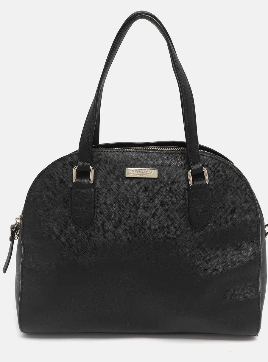 Kate Spade Reiley Black Leather Satchel