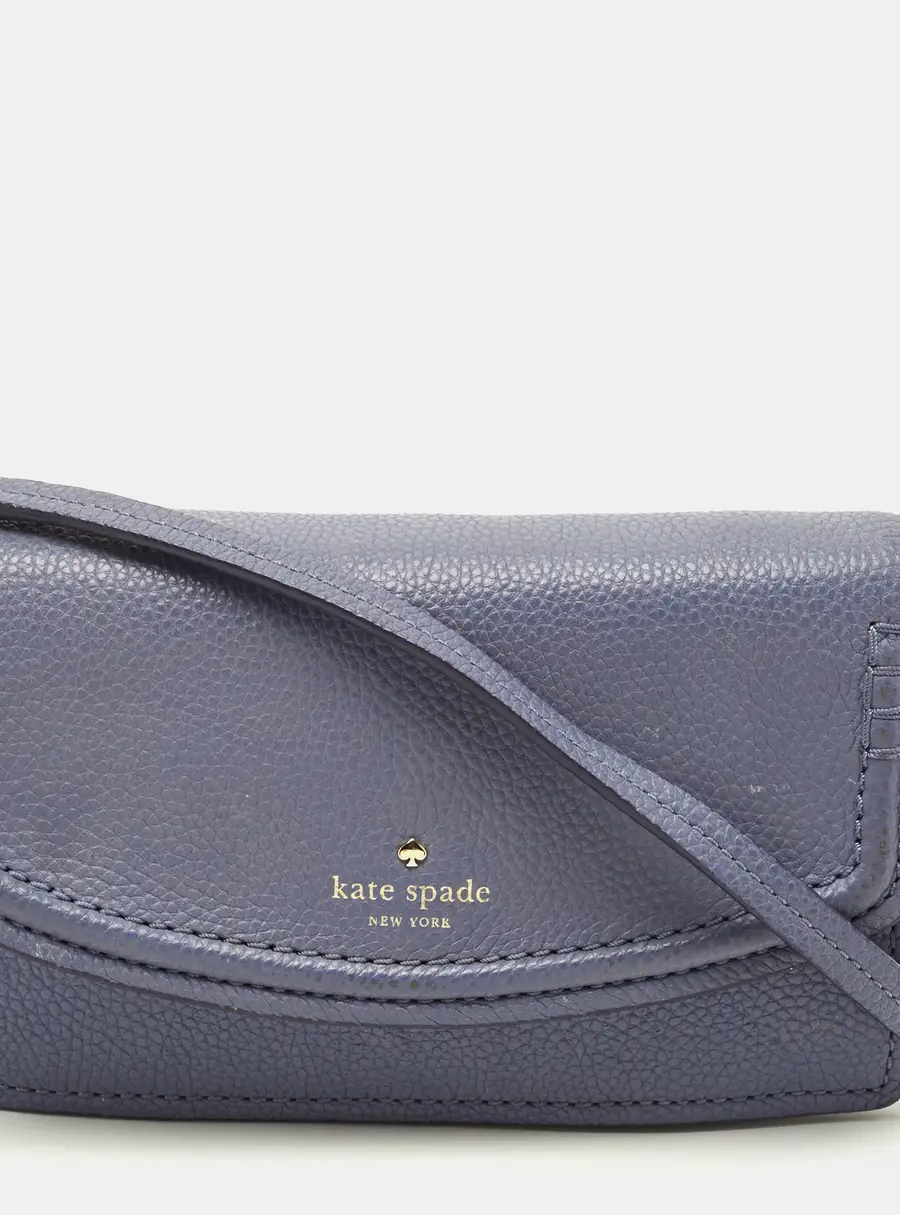 Kate Spade Orchard Street Austyn Purple Leather Crossbody Bag