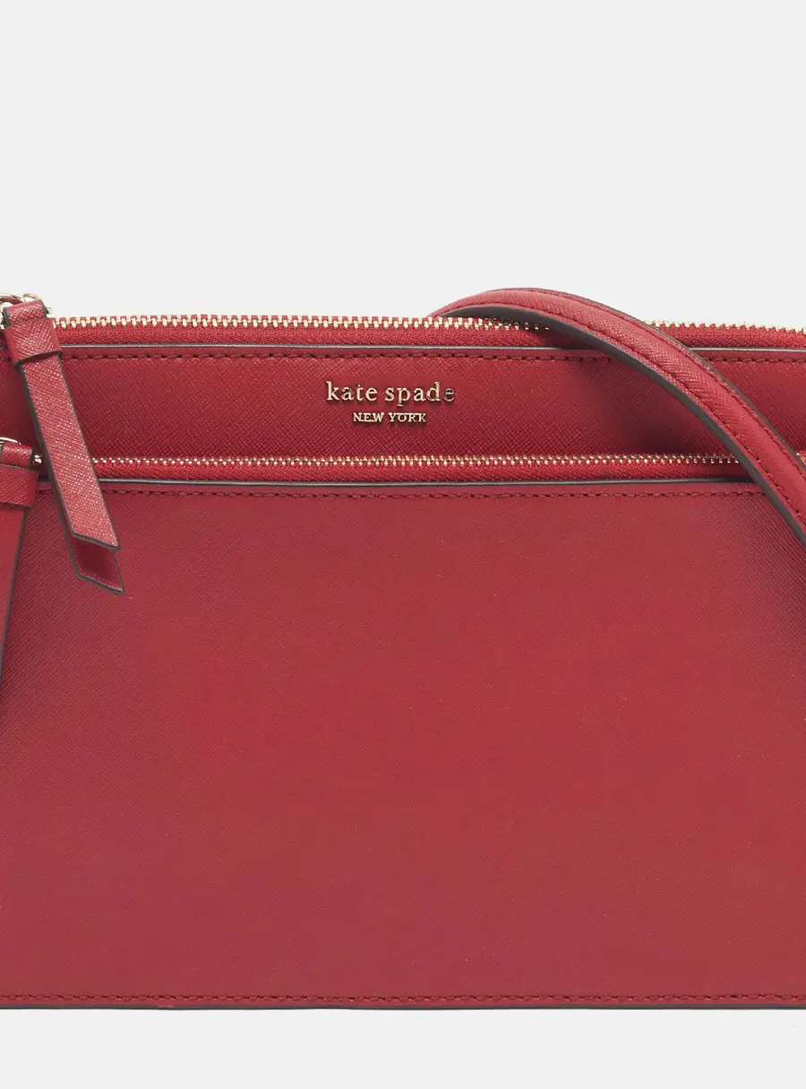 Kate Spade Cameron Street Clarise Red Leather Crossbody Bag