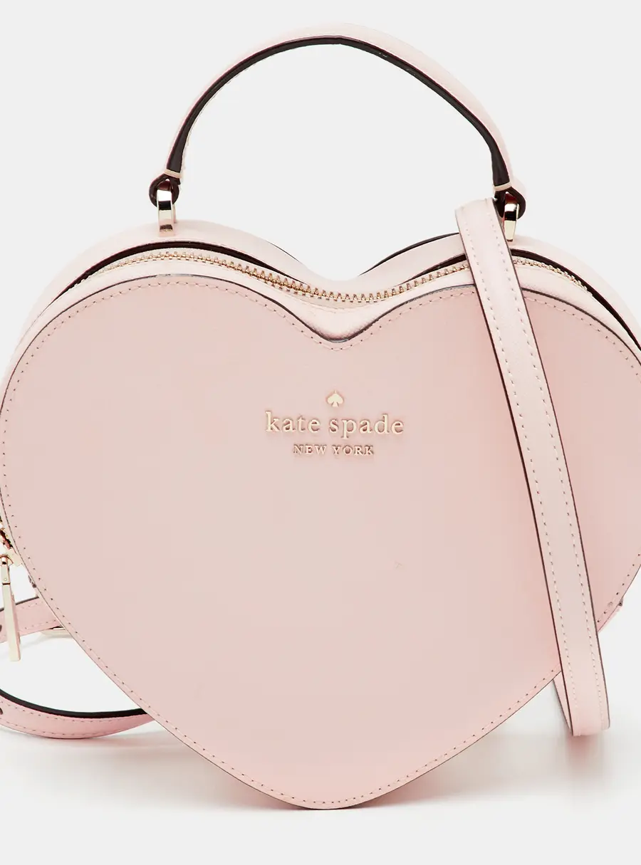 Kate Spade Love Shack Heart Chalk Pink Leather Top Handle Bag