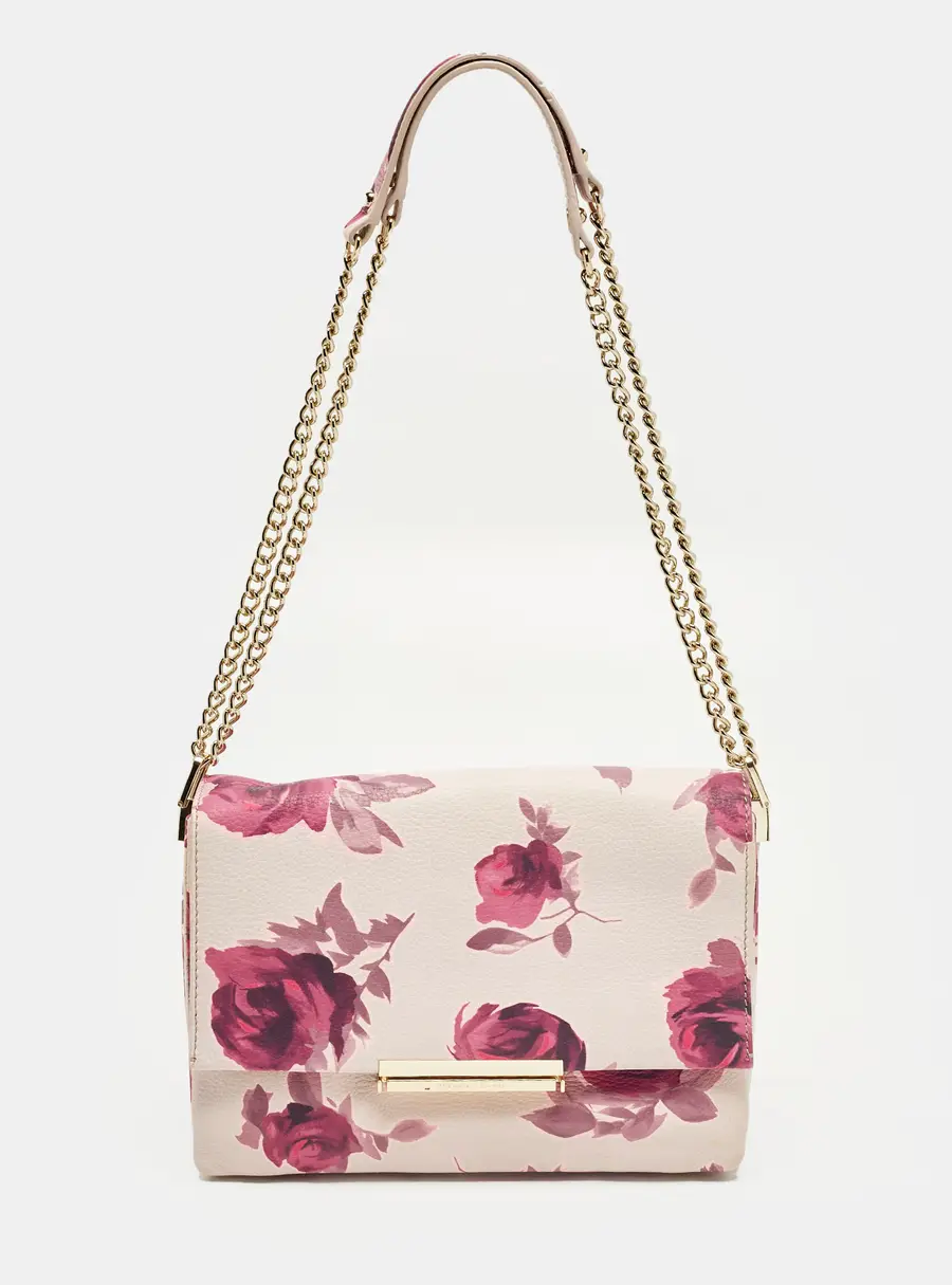 Kate Spade Emerson Place Roses Pink Leather Shoulder Bag