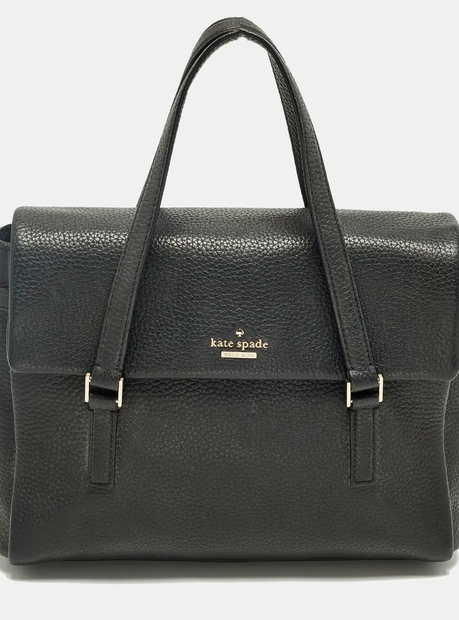 Kate Spade Holden Street Leslie Black Leather Tote
