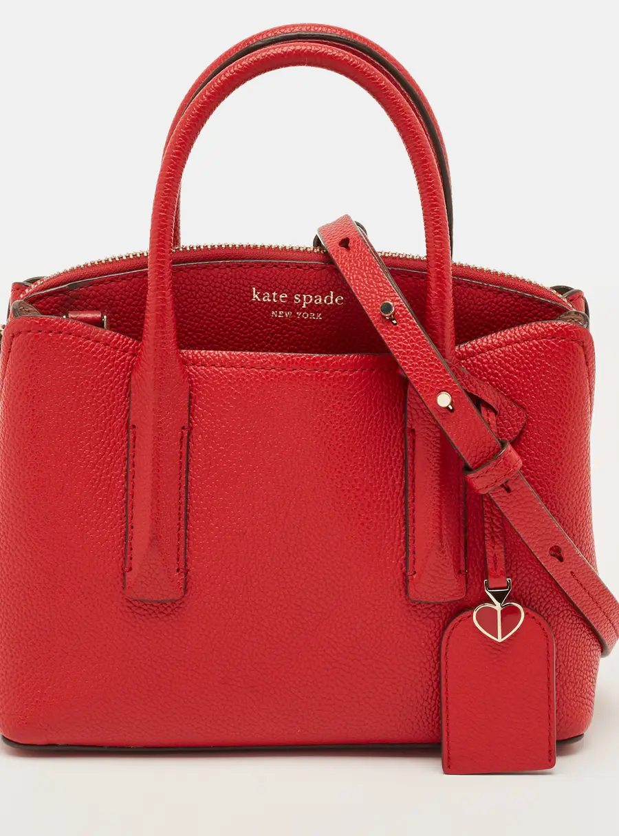 Kate Spade Margaux Mini Red Leather Satchel