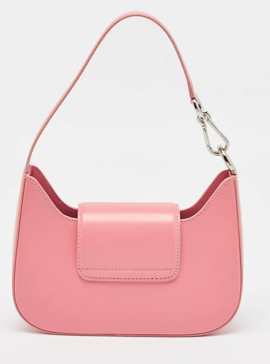 Lancel Pink Leather Sixtine de Lancel Hobo